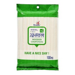 고급 나무젓가락(100개입/애런)