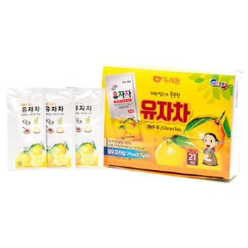 꿀유자차(30g/21입/고려자연제품)_간편한(일회용)_파우치제품