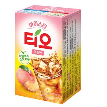 TIO(티오) 아이스티 복숭아(13g*18T/동서식품)