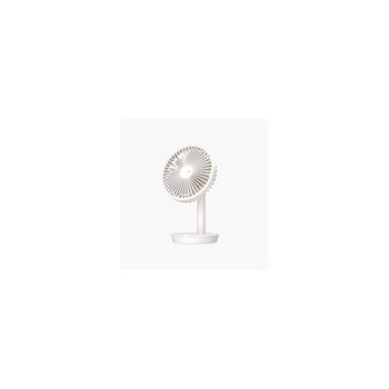 <업체별도배송>듀플렉스 무선 데스크팬(DP-DF700/크림화이트/BLDC모터/4단계 풍량조절/450g)