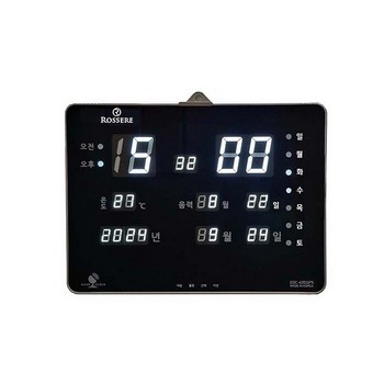 GPS디지털 벽시계 EDC420W(가로) (주)오피스디포 코리아
