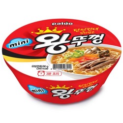 <업체별도배송>미니 왕뚜껑(80g/16개/BOX/팔도) <업체별도배송>미니 왕뚜껑(80g/16개/BOX/팔도)