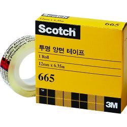 스카치 투명 양면테이프 리필(665R/12mm*6.35M/3M) 스카치 투명 양면테이프 리필(665R/12mm*6.35M/3M)