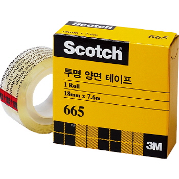 스카치 투명 양면테이프 리필(665R/18mm*7.6M/3M) 스카치 투명 양면테이프 리필(665R/18mm*7.6M/3M)