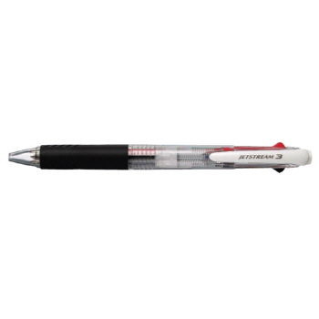 제트스트림 3색볼펜(0.7/SXE3-400-07/투명바디/1자루/MITSUBISHI)