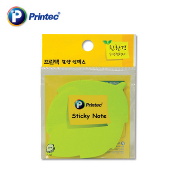 스티키노트(DI011/잎모양/50매/프린텍)