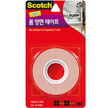 스카치 강력투명 폼 양면 테이프(3120C/3M) 스카치 강력투명 폼 양면 테이프(3120C/3M)