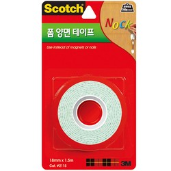 스카치 폼 양면 테이프(2115/3M) 스카치 폼 양면 테이프(2115/3M)