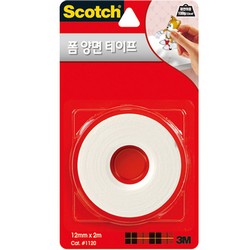 스카치 폼 양면 테이프(1120/3M) 스카치 폼 양면 테이프(1120/3M)