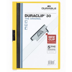 클립화일(2200/노랑/30매/DURABLE) 클립화일(2200/노랑/30매/DURABLE)