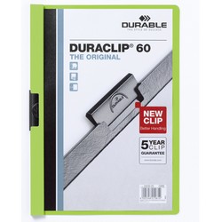 클립화일(2209/연두/60매/DURABLE) 클립화일(2209/연두/60매/DURABLE)