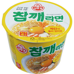 <업체별도배송>참깨라면 큰컵(110g*12개/BOX/오뚜기) <업체별도배송>참깨라면 큰컵(110g*12개/BOX/오뚜기)