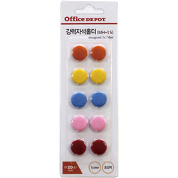 자석(MH-15/미니/10개입/오피스디포)