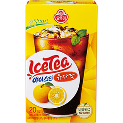힐링타임 아이스티(유자/14g*20T/오뚜기)