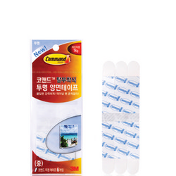 코맨드 투명 양면테이프 리필(중/6개입/3M) 코맨드 투명 양면테이프 리필(중/6개입/3M)