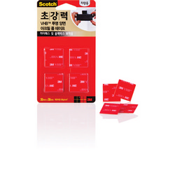 3M 4910 차량용 초강력 VHB(TM) 투명 양면 아크릴 폼 테이프 (하이패스용)_4개