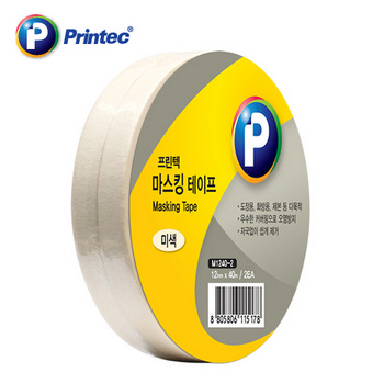 마스킹테이프(미색/2EA /M1240-2/12mm x 40m /프린텍) 마스킹테이프(미색/2EA /M1240-2/12mm x 40m /프린텍)