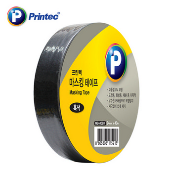 마스킹테이프(흑색/M2440BK/24mm x 40m /프린텍) 마스킹테이프(흑색/M2440BK/24mm x 40m /프린텍)