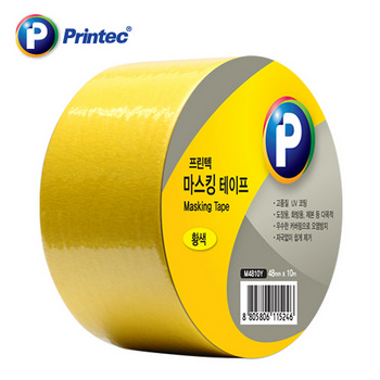 마스킹테이프(노랑/M4810Y/48mm x10m/프린텍) 마스킹테이프(노랑/M4810Y/48mm x10m/프린텍)