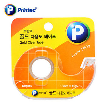 골드다용도테이프(디스펜서/ GD1815 /18mm x 15m/프린텍) 골드다용도테이프(디스펜서/ GD1815 /18mm x 15m/프린텍)