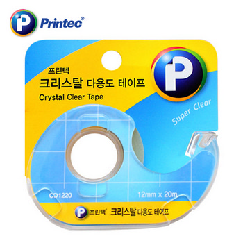 크리스탈테이프(디스펜서/ CD1220 /12mm x 20m/프린텍) 크리스탈테이프(디스펜서/ CD1220 /12mm x 20m/프린텍)