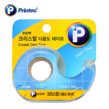 크리스탈테이프(디스펜서/ CD1230 /12mm x 30m/프린텍) 크리스탈테이프(디스펜서/ CD1230 /12mm x 30m/프린텍)