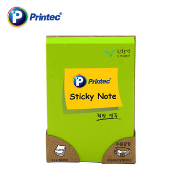 형광스티키노트(N5176G/연두/프린텍)