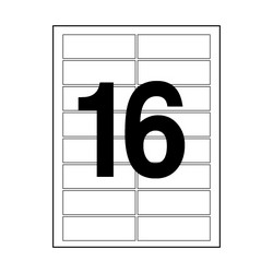 오피스라벨(16칸/100매/오피스디포) 오피스디포