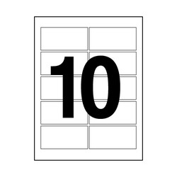 오피스라벨(10칸/100매/오피스디포) 오피스디포