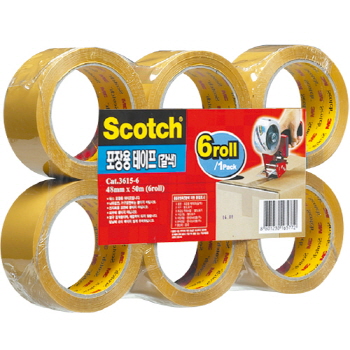 스카치 포장용테이프(3615-6/갈색/48mm*50M/3M) 스카치 포장용테이프(3615-6/갈색/48mm*50M/3M)