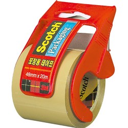 스카치 포장용테이프(132D/갈색/디스펜서 포함/48mm*20M/3M)