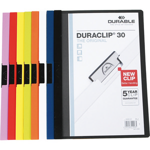 클립화일(2200/백색/30매/DURABLE) 클립화일(2200/백색/30매/DURABLE)
