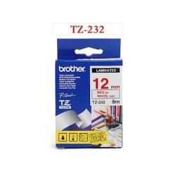 <업체별도배송>테이프카트리지(TZe-232/12mm/흰바탕,빨강글씨/브라더) <업체별도배송>테이프카트리지(TZe-232/12mm/흰바탕,빨강글씨/브라더)