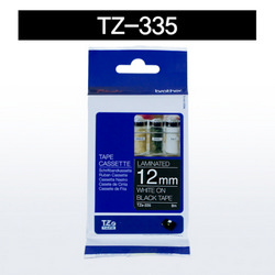 테이프카트리지(TZe-335/12mm/검정바탕,흰글씨/브라더) 테이프카트리지(TZe-335/12mm/검정바탕,흰글씨/브라더)