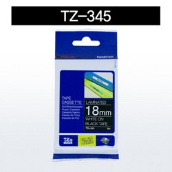 테이프카트리지(TZe-345/18mm/검정바탕,흰글씨/브라더) 테이프카트리지(TZe-345/18mm/검정바탕,흰글씨/브라더)