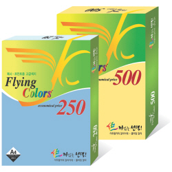 플라잉칼라용지 80g(No.5/연노랑색/A4/500매/삼원) 플라잉칼라용지 80g(No.5/연노랑색/A4/500매/삼원)
