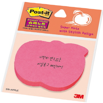 포스트-잇 강한점착용 다이컷 (사과/러블리핑크/3M) 오피스디포