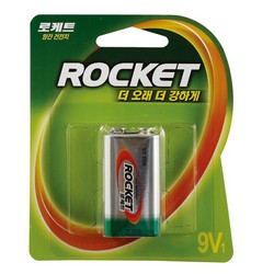 로케트 망간 건전지(9V) 로케트 망간 건전지(9V)