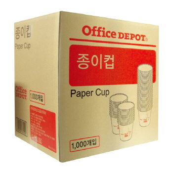오피스디포 종이컵(6.5oz, 192ml/190g/1000개입/50개*20줄/Box) 오피스디포 종이컵(6.5oz, 192ml/190g/1000개입/50개*20줄/Box)