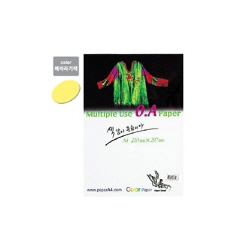 OA팬시페이퍼A4 80g(P48/해바라기색/25매/두성)